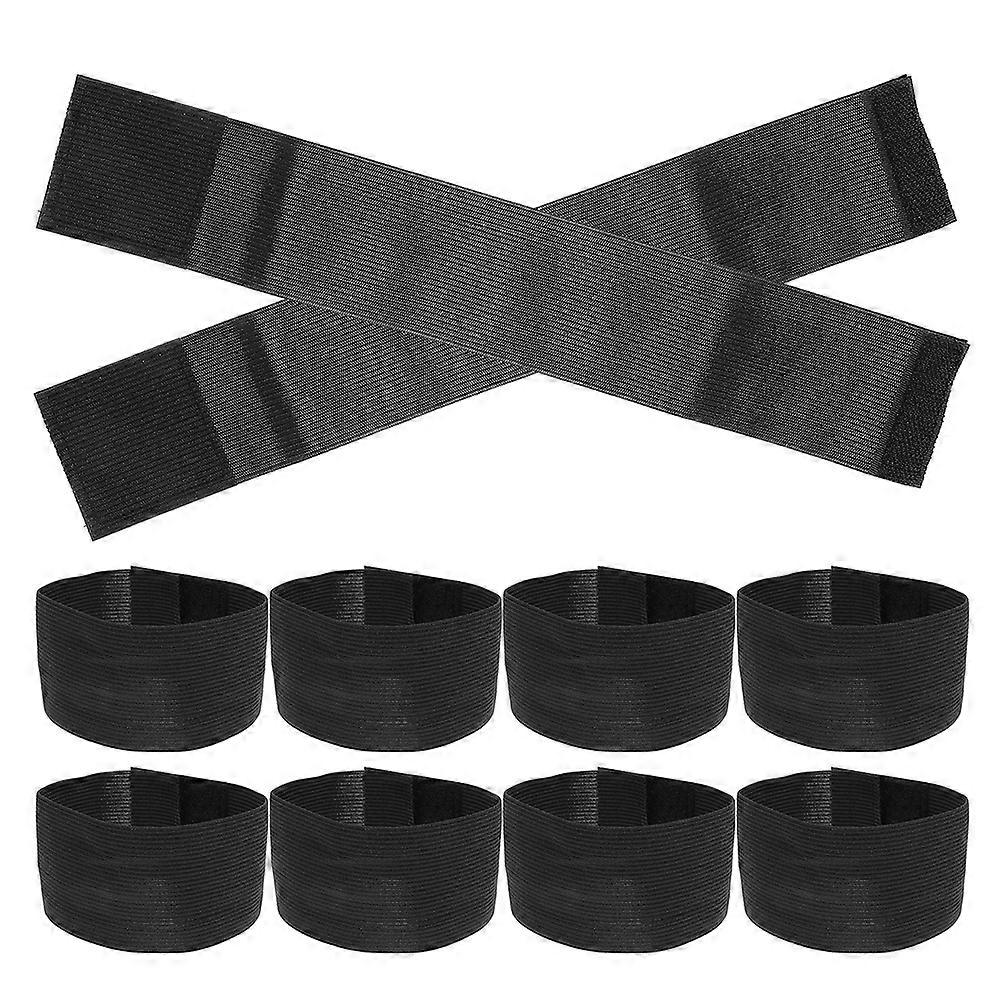 Black Elastic Funeral Mourning Band Designed for 30Pcs Memorial Use