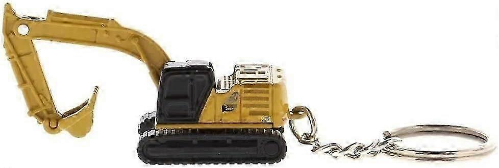 85981 Cat Micro 320 Hydraulic Excavator Keychain - Alloy Construction Vehicle