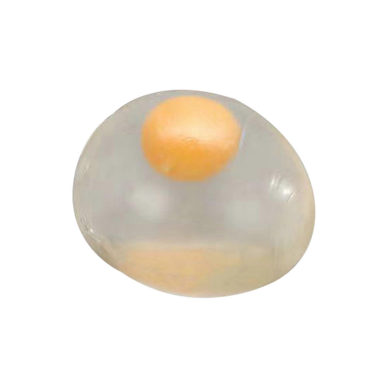 123Pcs Clear Egg Yolk Squeeze Interactive Toy for Small Medium Dogs In