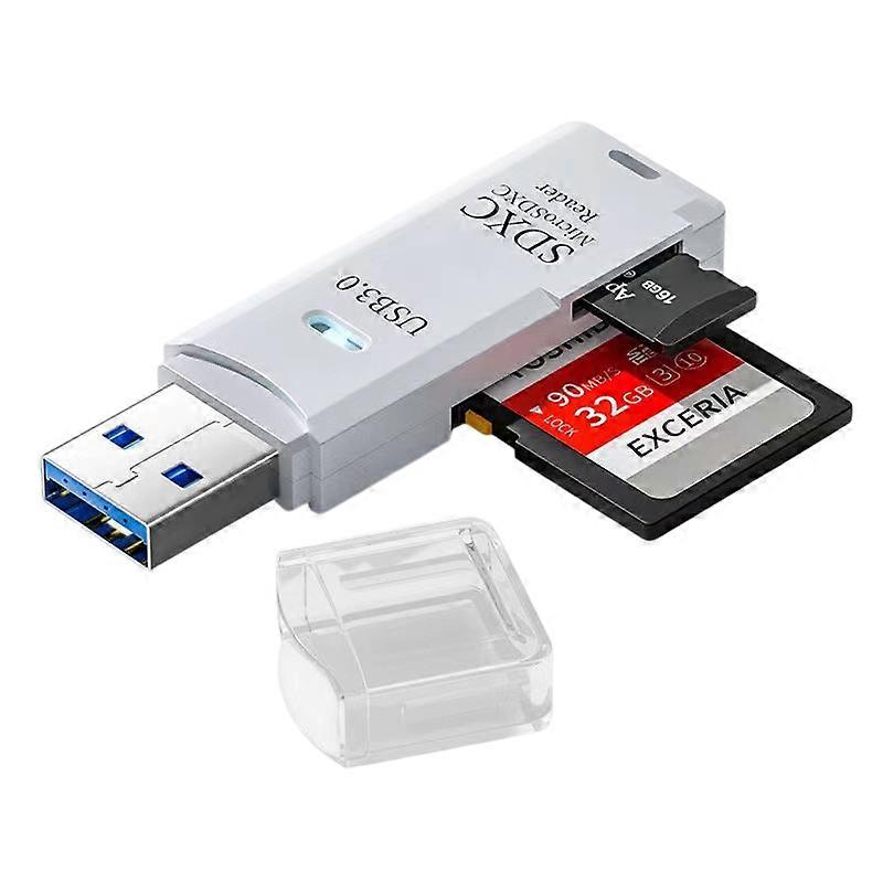 USB 3.0 Mini SD TF-kortleser Bærbar minneadapter