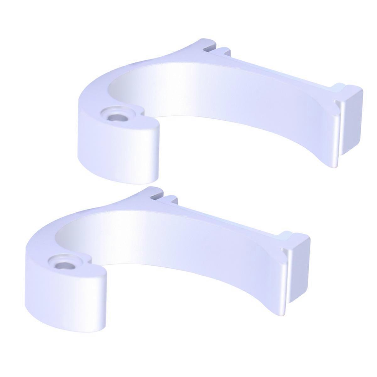 Colorful Clothes Hooks Single Coat Hook Creative 2Pcs Silver
