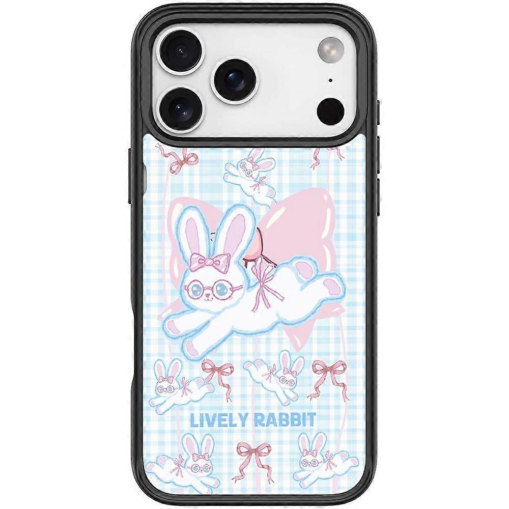 Bow Rabbit Pattern Magnetic Phone Case