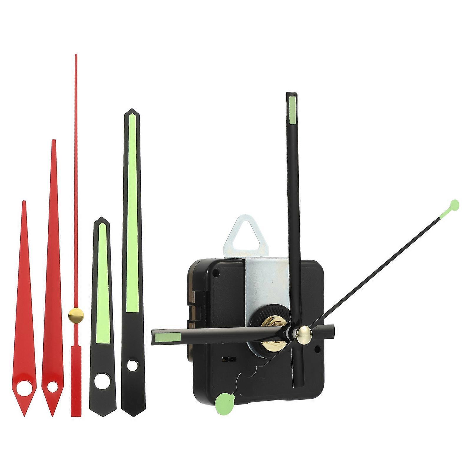 Clock Movement Replacement with Fluorescent Hands for DIY 1Set