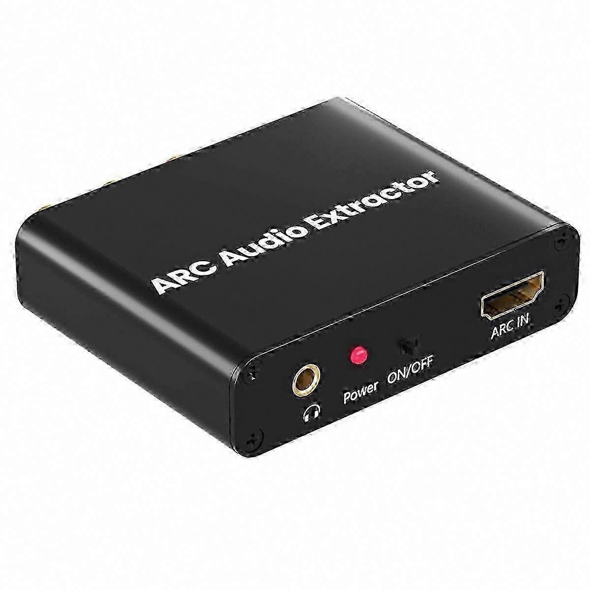 HDMI ARC Audio Extractor, Optical/Coaxial/3.5mm Output Adapter
