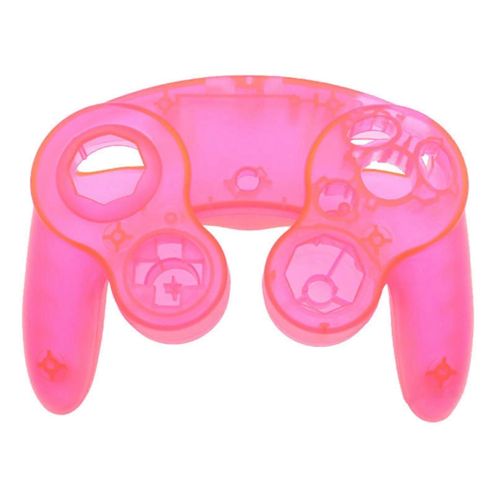 Sweatproof Gamecube Handle Protector for Case Durable Cover for Shell for NGC Game Controller Replacement Housing  Pink