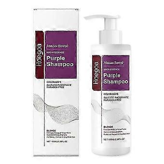 Purple Hair Mask&Shampoo Professional nøytraliserer messinggule toner for blondt, sølvgrått og stripete hår_DuibY