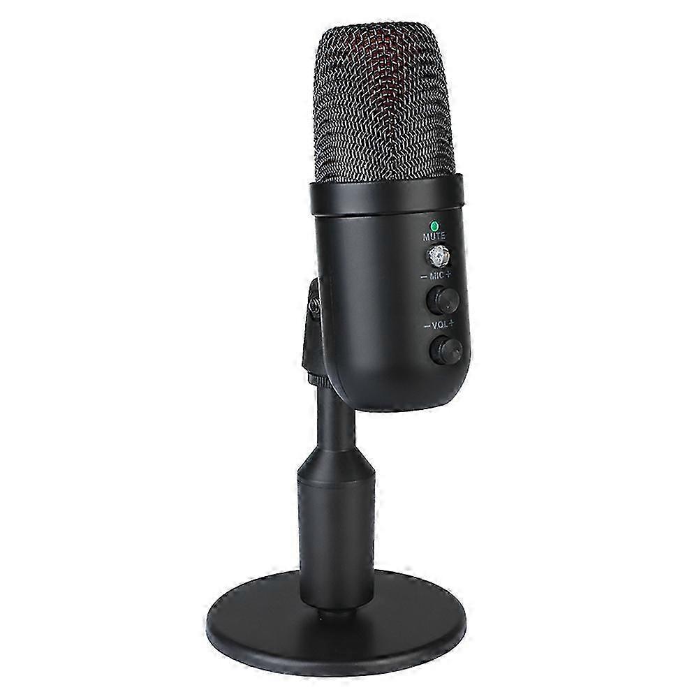 Wired USB Microphone Professional Condenser Microfone compatible with Computer Recording Laptop Studio Game Singing Live Recording