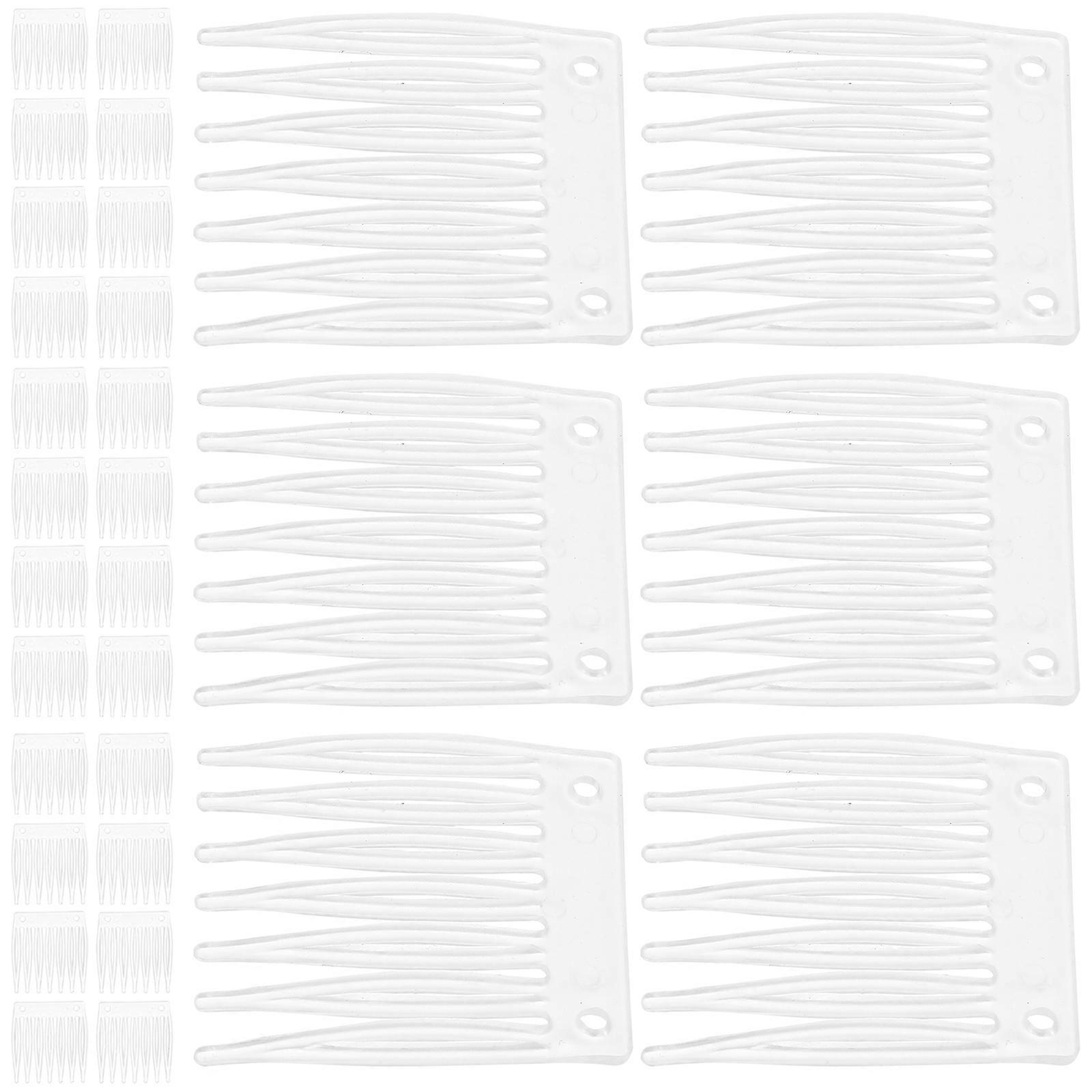 Plastic Wig Fixing Accessories Fork Wig Caps Clips for 100Pcs Pack