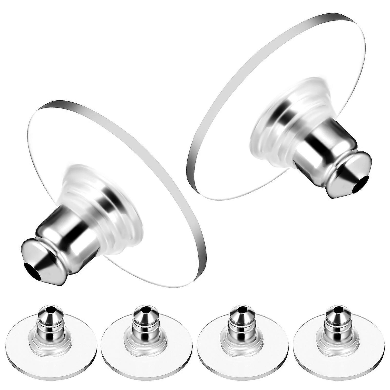 6 Pcs Earring Backs Pierced Earring Backs Locking Earring Backs Silicone Earring Backs Replacements