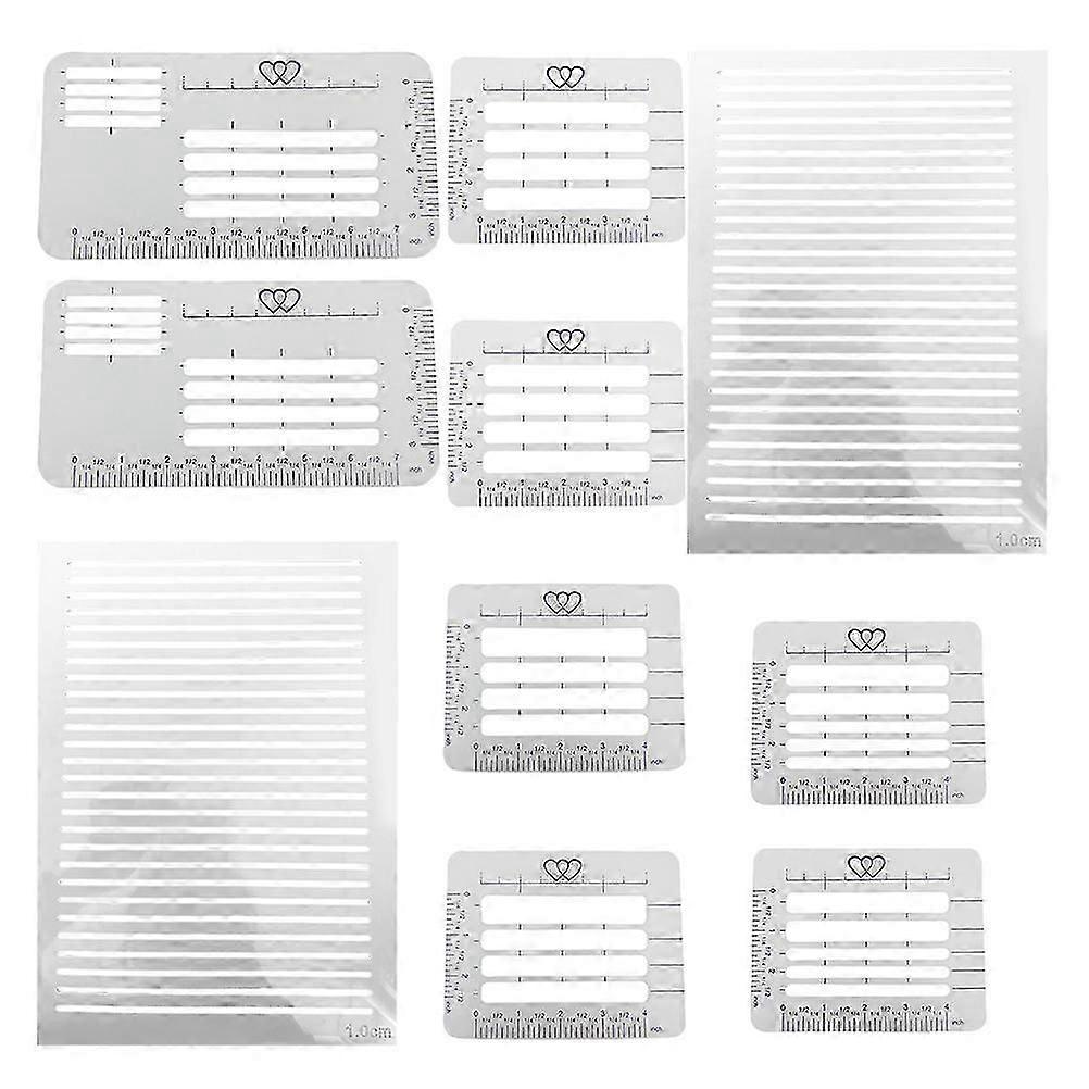 Envelope Addressing Guide Stencils PP Material for Journaling & Letter Writing