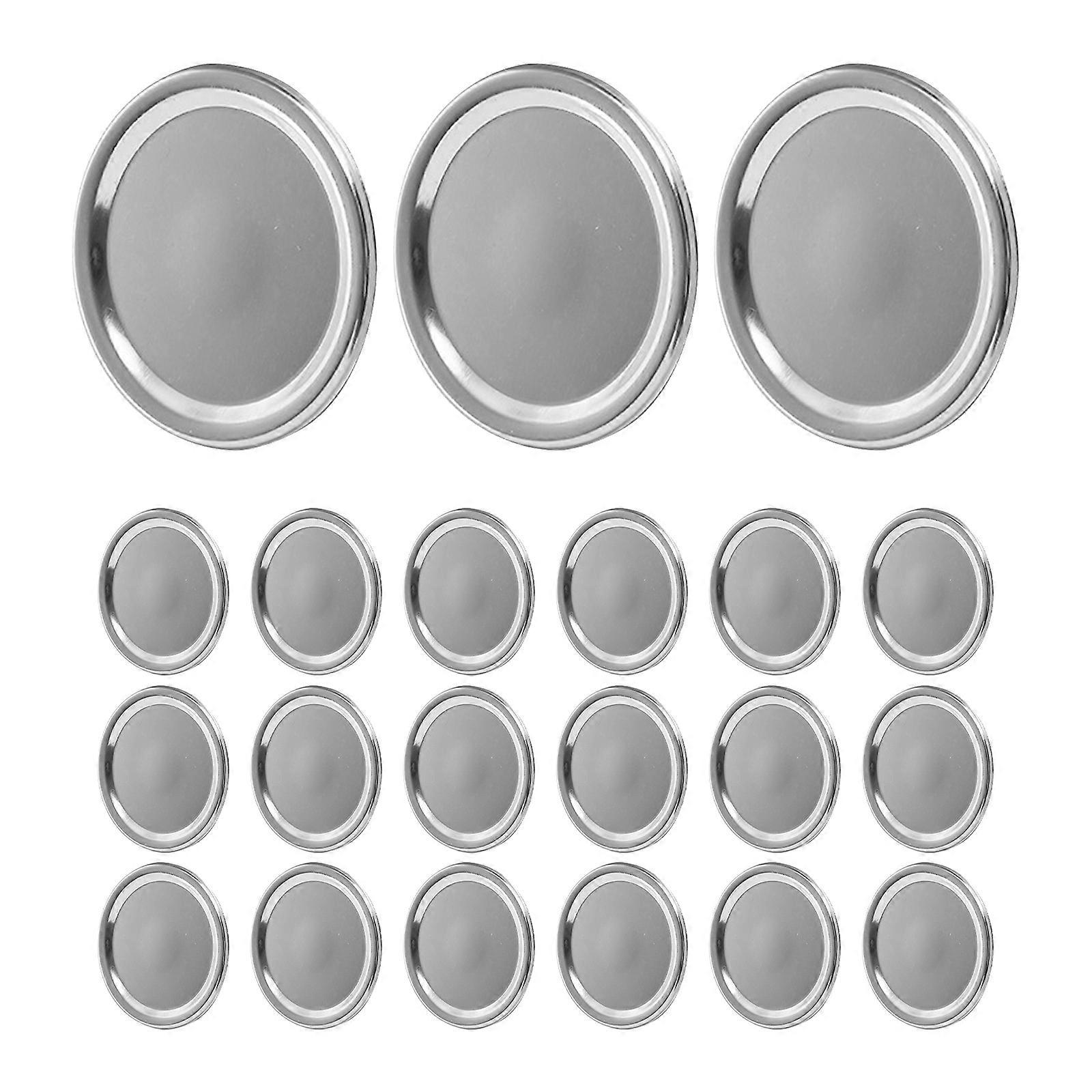 24pcs Regular Mouth Mason Jar Lids Leak Proof Split-Type Canning Jar Caps