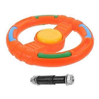 Children's playground steering wheel, plastic steering wheel, swing game set toy, suitable for children's outdoor backyard role-playing game house, tr
