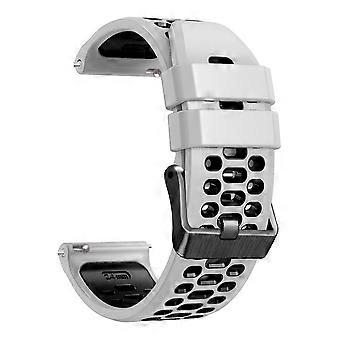 Zweifarbiges Silikon-Uhrenarmband für Suunto 9/9Bro/7/D5 Spartan 24 mm