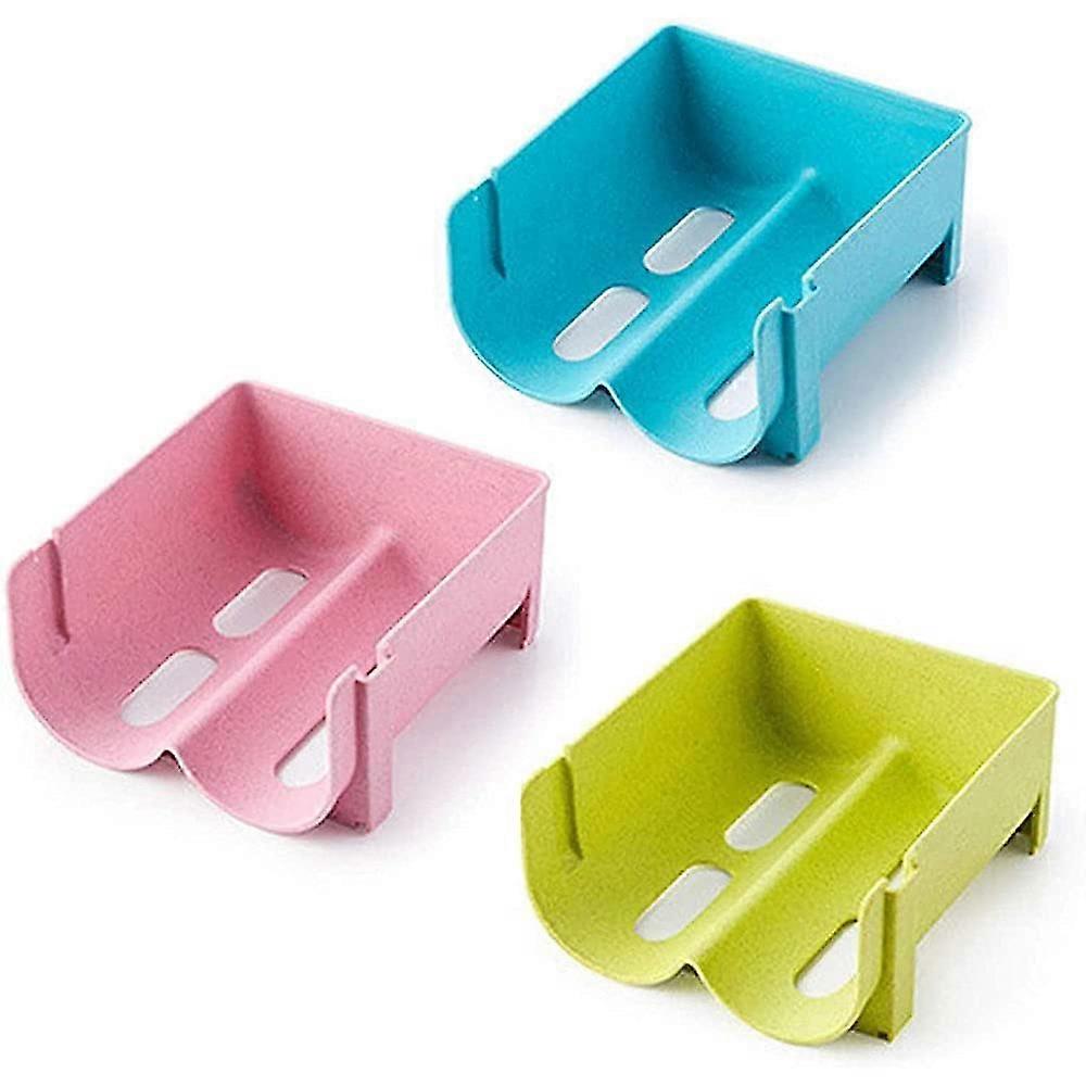 3pcs Plastic Stackable Wine Racks, Plastic Beer Racks