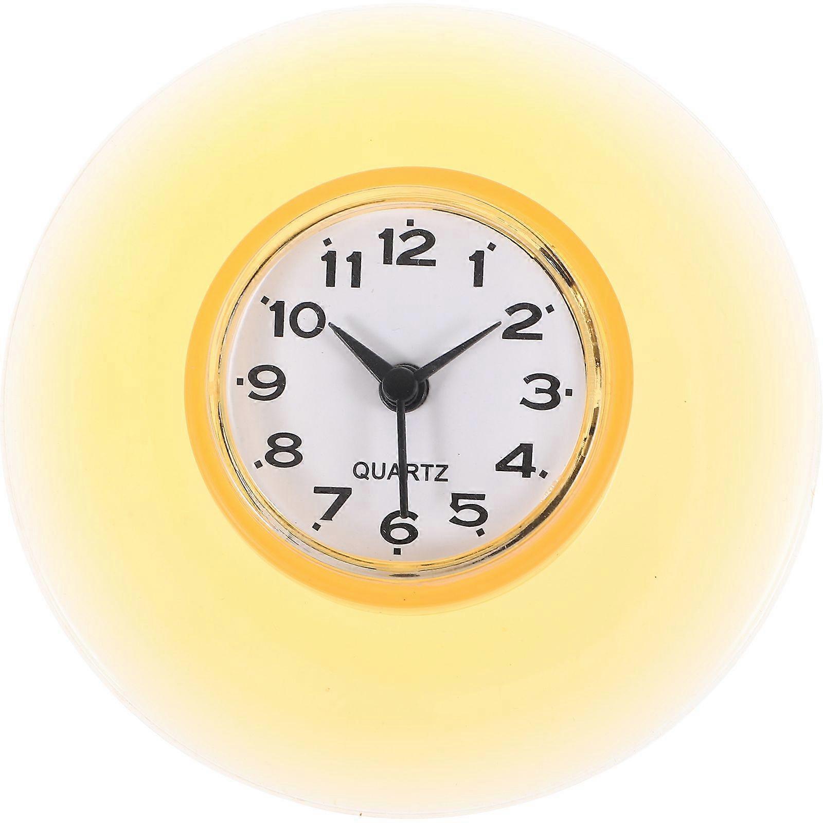 Bathroom Clock Waterproof Shower Clock Suction Cup Table Clock for Kitchen