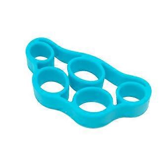 Grip Hand Strengtheners Exercise Supplies Silicone Finger Puller Finger Trainer Anello di allenamento a cinque fori Blu