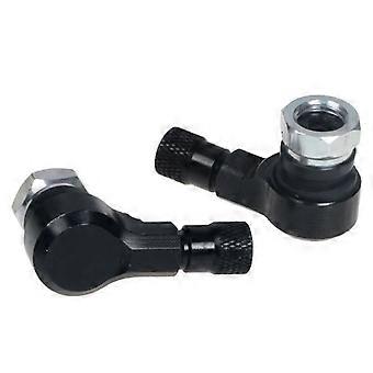 90 Degrees CNC Aluminum Valve Extension Motorcycle Metal Gas Nozzle Valve Adaptor Tyre Valve Extension