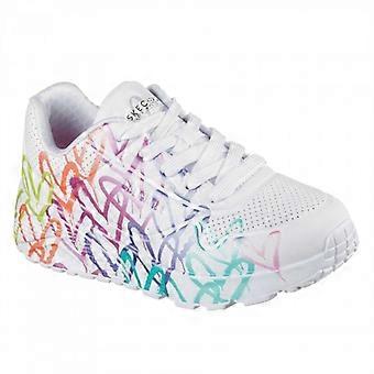 Skechers Childrens/Kids Uno Lite Heart Trainers
