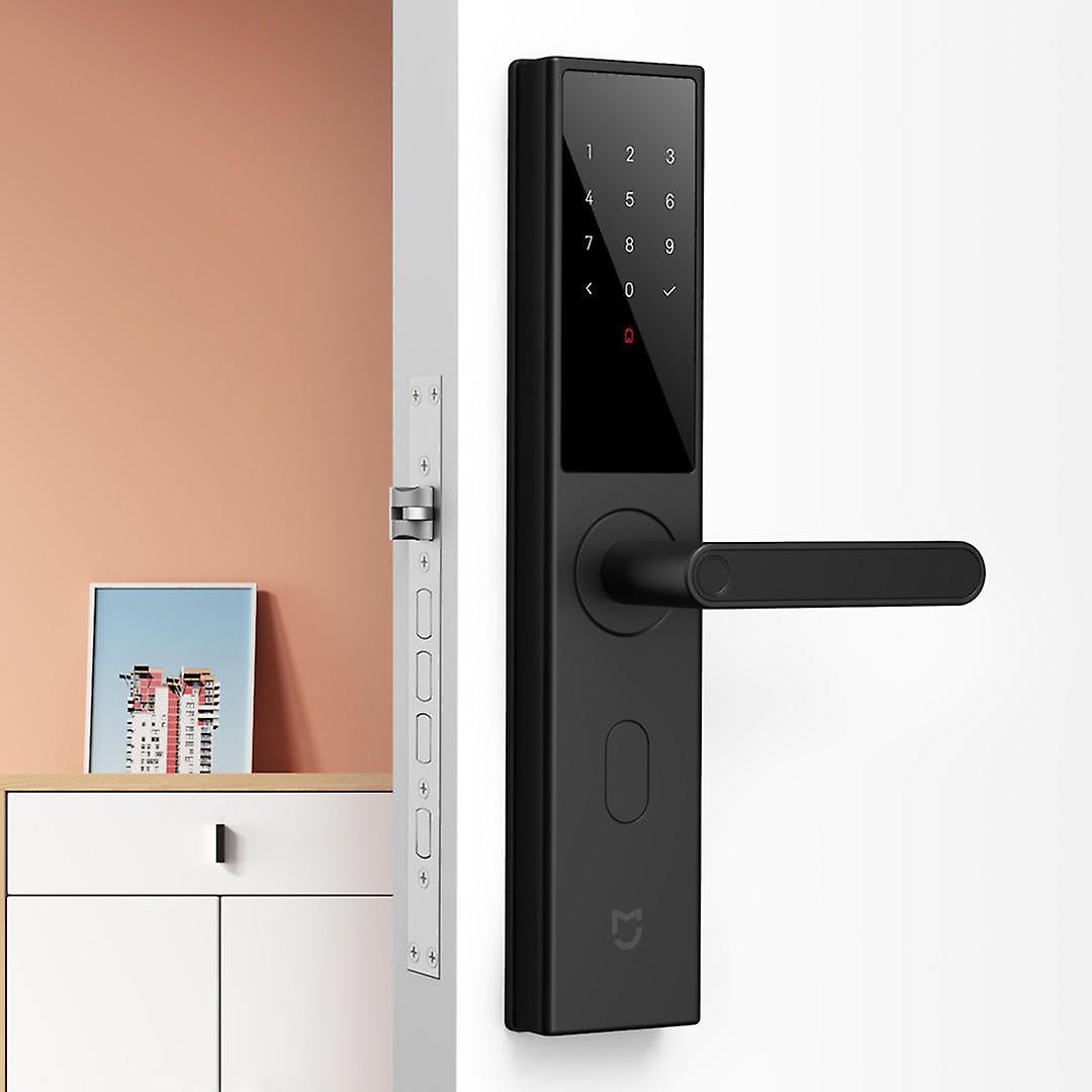 Smart Fingerprint Lock Keyless Password Bluetooth Unlock Detect Alarm Work Mi Home App Control