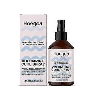 Volumising Curl Spray - Curl Spray with Rice Protein - Vegan Refresher Spray for Volume &amp; Shine - Cu