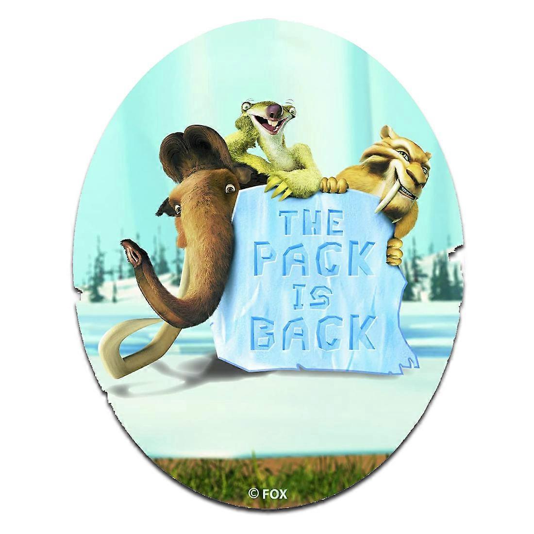 Ice Age The Pack is back oval - Patch / Iron-on patch / Iron on patch / Patches