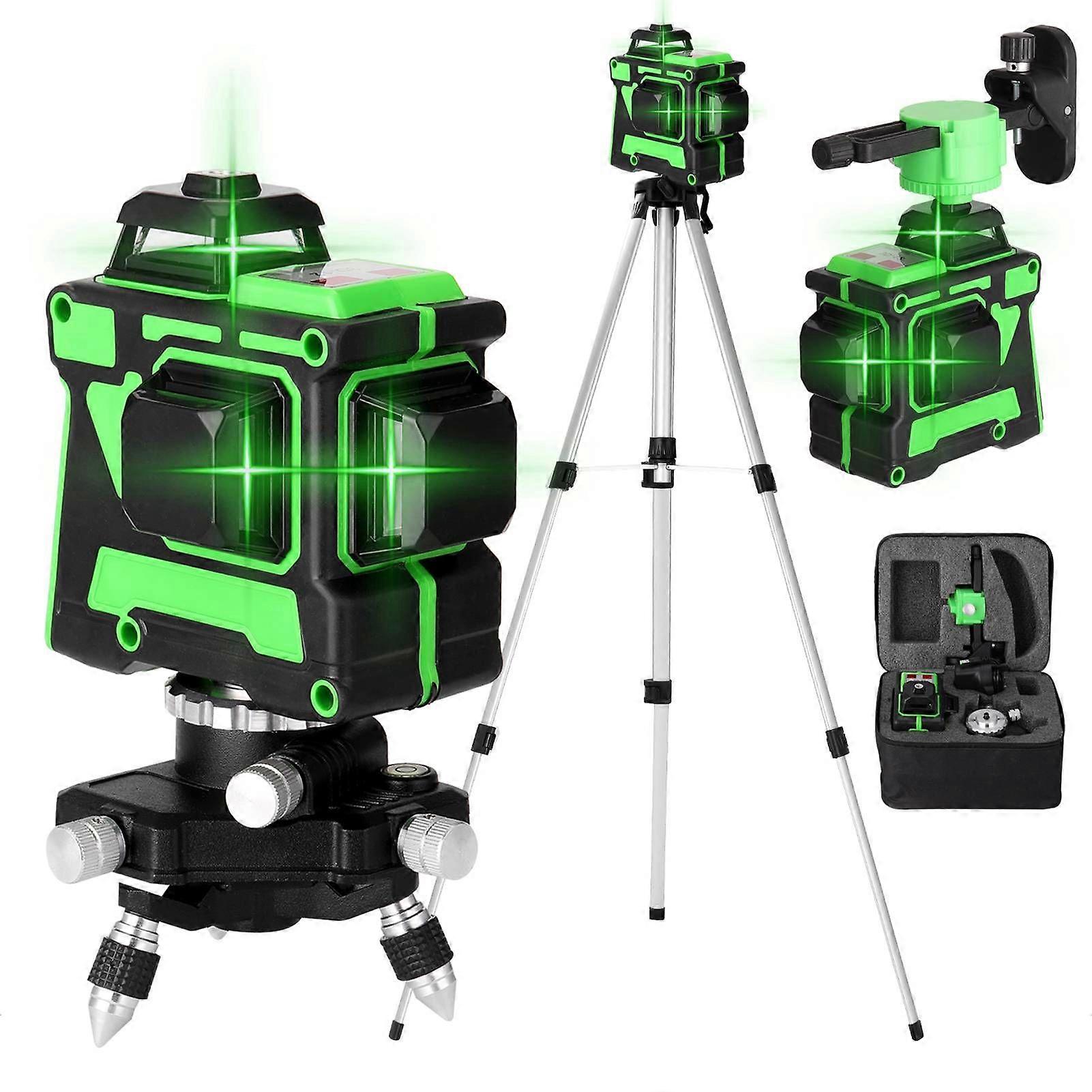 Laser Level Multifunctional 3D 12 Line Self Leveling Horizontal Vertical Laser Leveling Tool for Construction