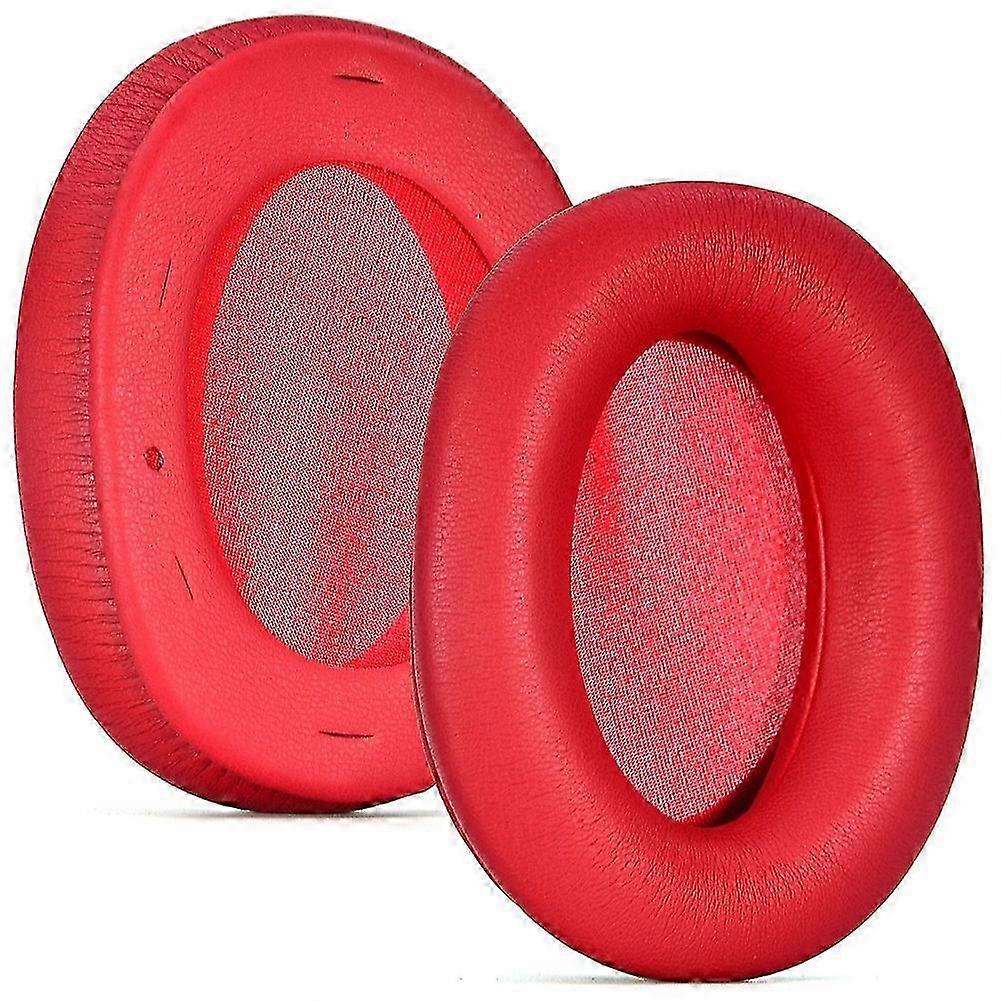 Replacement Ear Pads compatible withEDIFIER W800BT PLUS Headset Easy Installation, Enhanced Sound Isolation Red