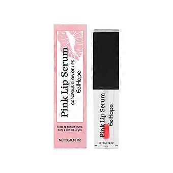 Color-Changing Pink Lip Oil  Moisturizing Gloss with Avocado, Jojoba & Rose Extract