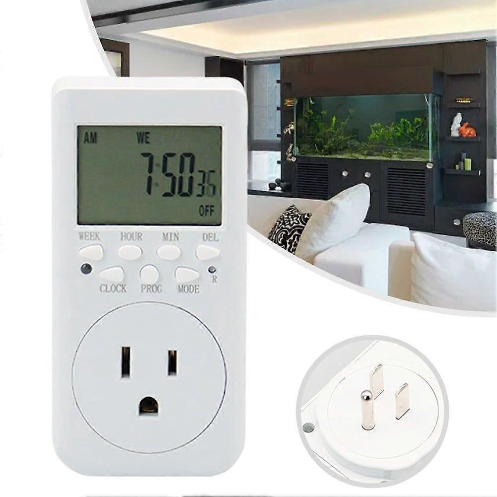 24 Hour Programmable Indoor Timer Plug for Power Outlet, Energy Saving