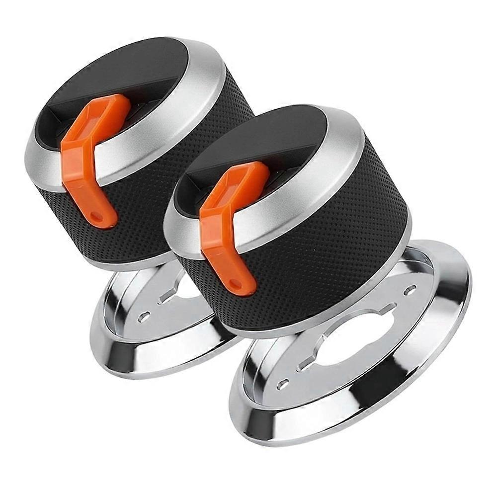 2 Pack Gas Griddle Knobs, Replacement Knobs for Blackstone 1666, 1517, 1554, 1825, 1836, Grill Accessories