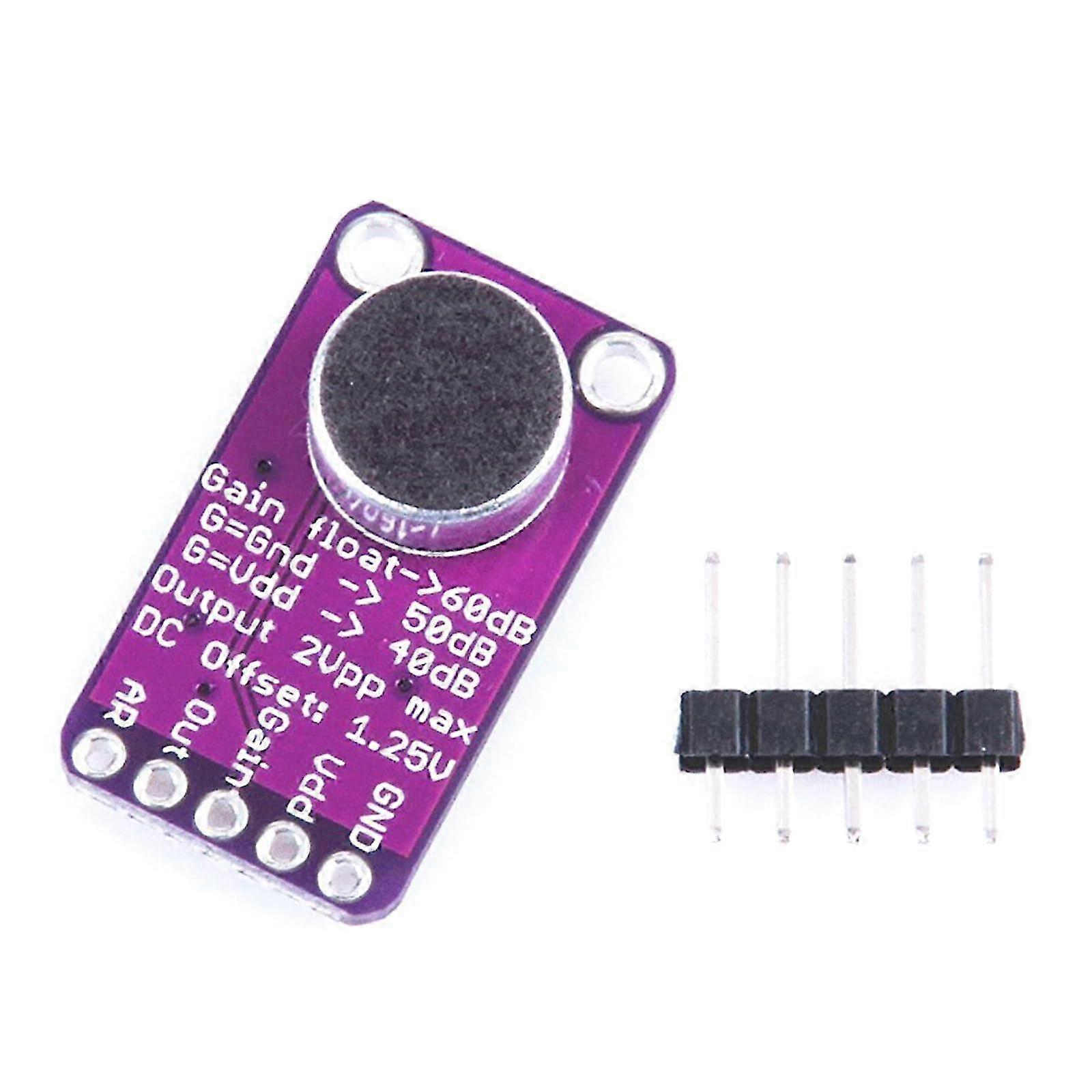 Auto Gain Control Microphone Module 50dB60dB Adjustable Gain For Auditory Projects Low Distortion Circuits YTQ