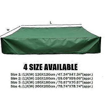 Sandpit cover waterproof uv protection for oxford sandpit with drawstring,black (150x150 cm) [MI]