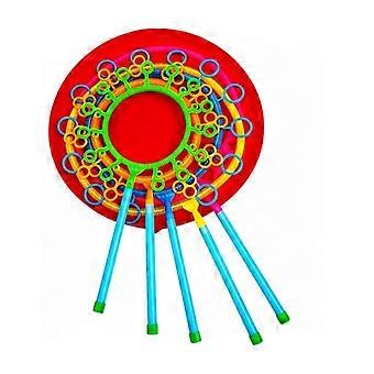 Bubble Rod Set Multi-Shaped Bubble Set with Tray Outdoor Toy for Kids, Young