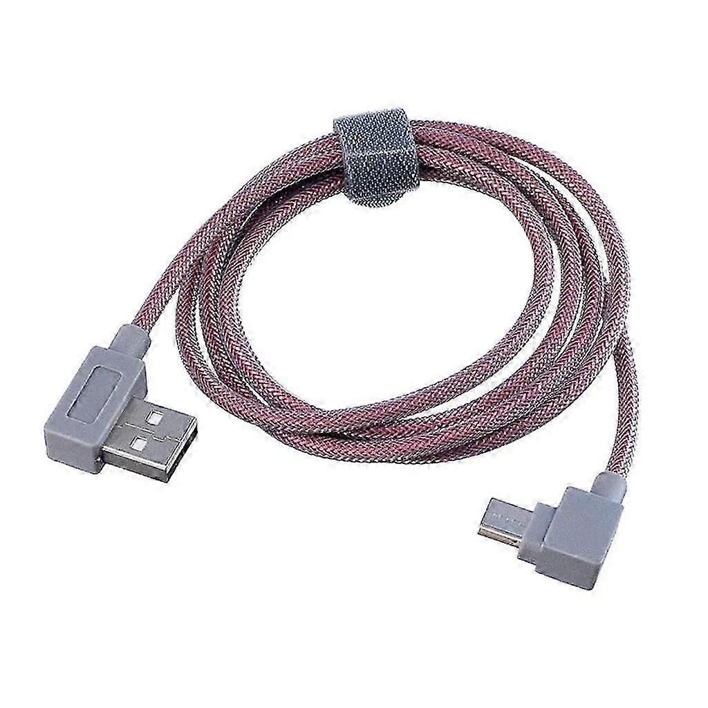 3.3Ft Angled Cable Adapter Cord Pink