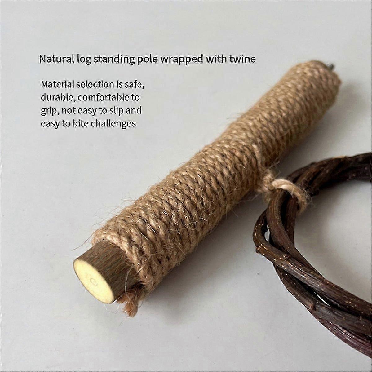 Bird Cage Accessories Natural Hanging Swing Set