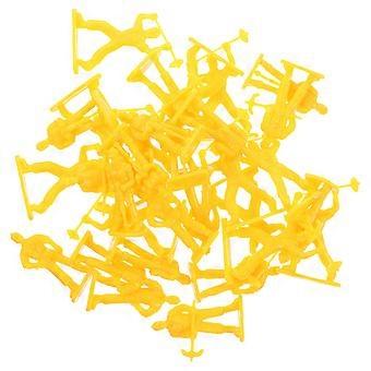 Construction Worker Figures Miniature Toys for Toddler Pretend Play 50Pcs