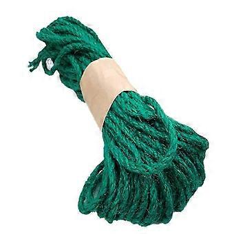 Gartenkordel 6 mm Jutekordel, 10 m Bindekordel grün aus grüner Jute reißfest Handwerk