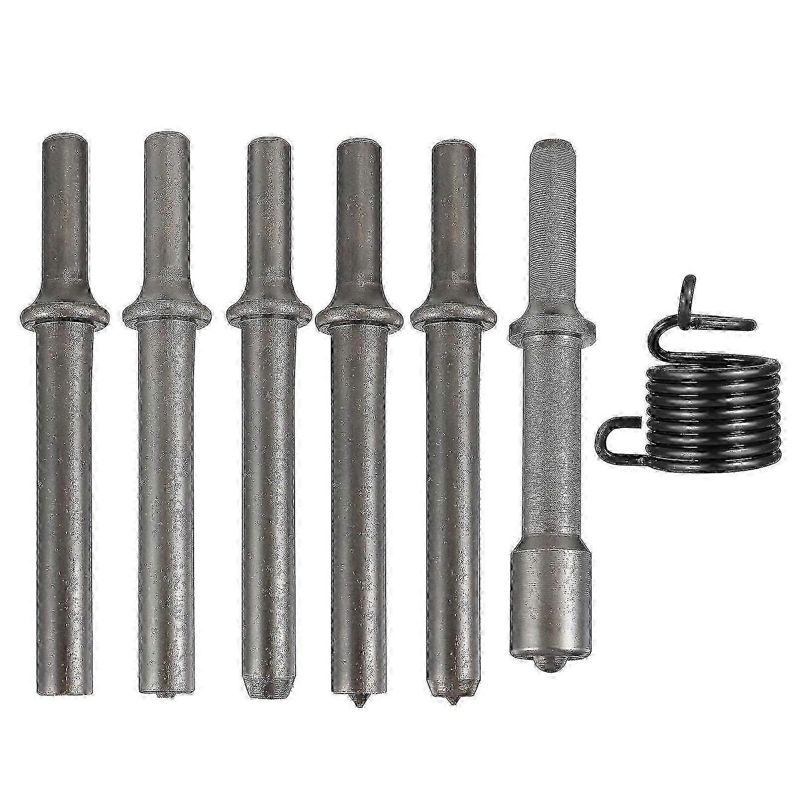 1 Set/7PCS Air Rivet Hammer Pneumatic Hammer Rivet Pneumatic Chisel Tool