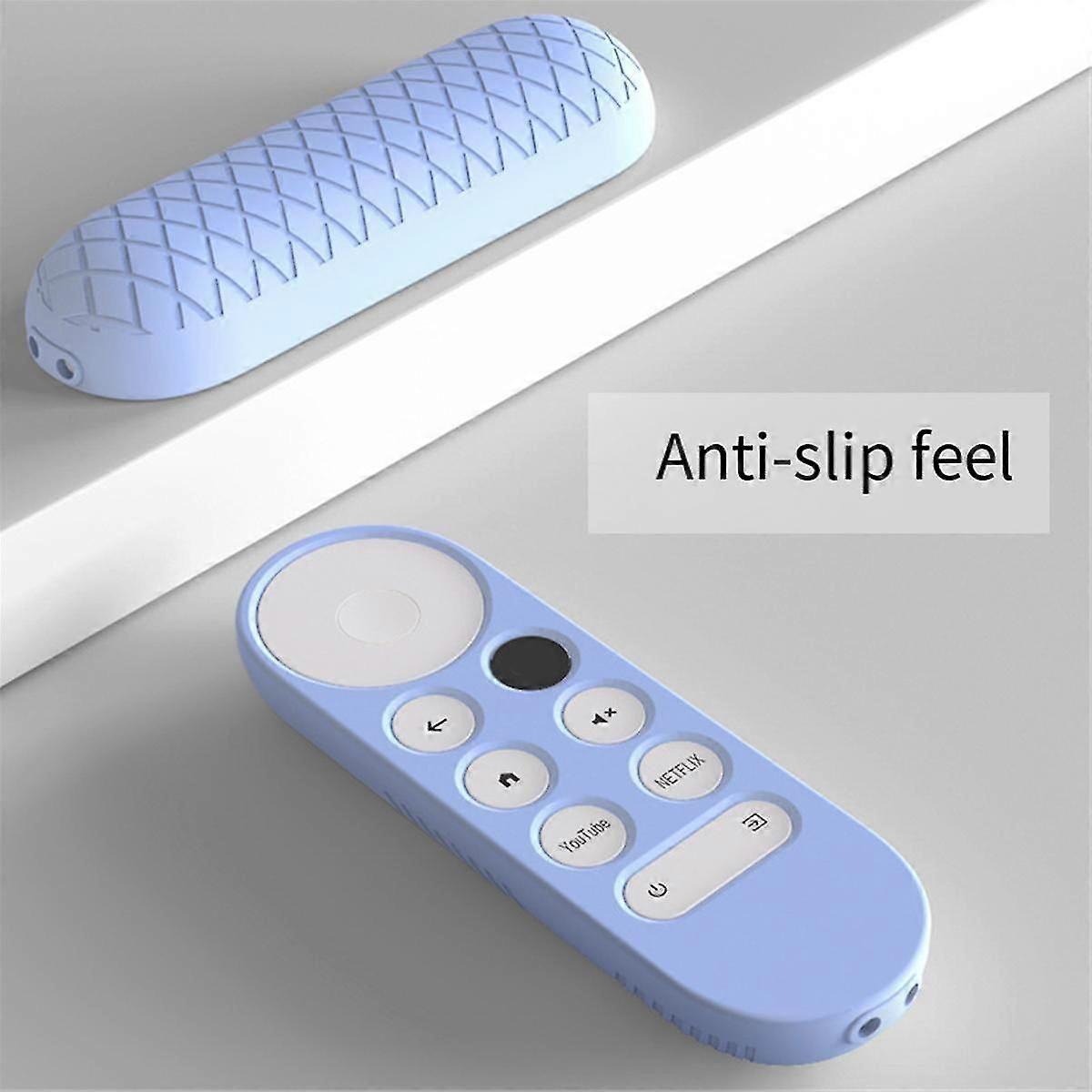 Google TV Voice Remote 2020 Soft Silicone Protective Case Cover Shell