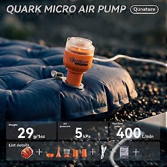Qunature Air Pump Inflatable Lightweight 5kpa Mini Air Pump Strong Air Pressure Portable Electric Pump for Camping C