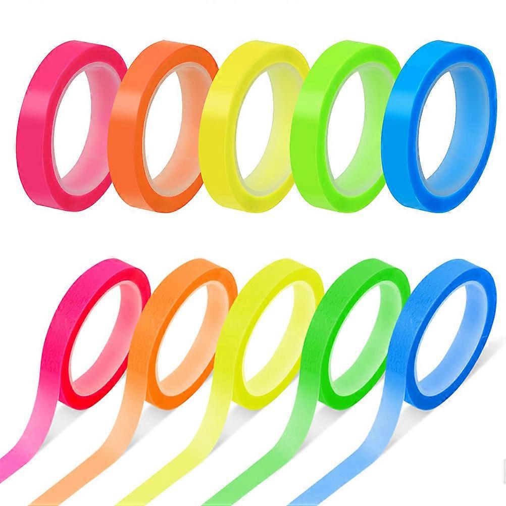 Multi-Function Sticky Tabs Highlighter Tape for Student 20 Rolls Pet