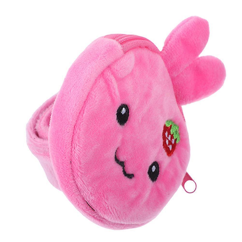 Bracelet à pression Lapin Rosé pour femme, porte-monnaie, bracelet-bracelet