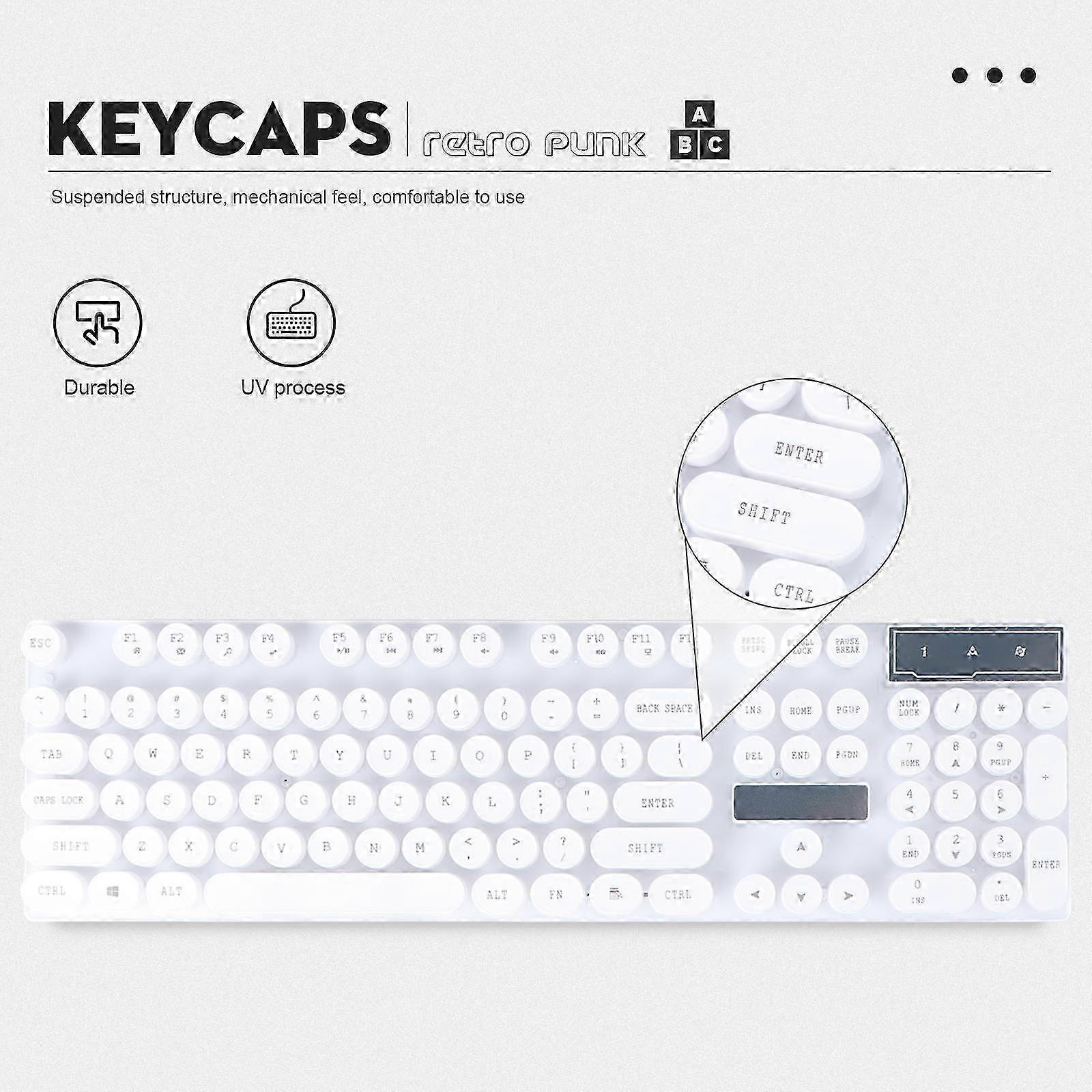 Gaming Keyboard Mouse Combo Computer Keyboard Set with Ergonomic Design 1Set