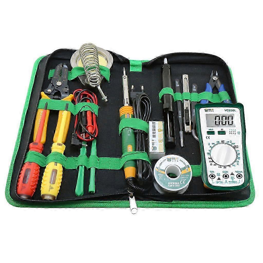 Home Multifunctional Tool Kit Screwdriver Multimeter Wire Stripper compatible with Electrical Electronics Appliance Repairs