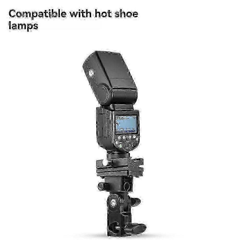 Adjustable Flash Umbrella Swivel Bracket Hot Shoe