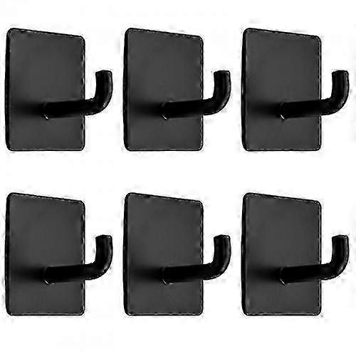 J Shaped Robe Hooks For House 6pcs