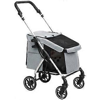 Hundewagen – Faltbarer Hundebuggy – Kleiner Hundewagen – Kinderwagen (für Hunde).