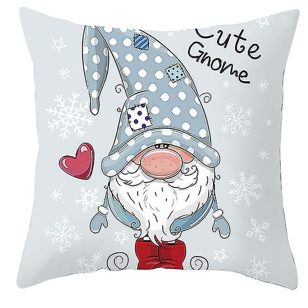 Christmas Dwarf Series Decorative Pillow Case Cushion Cover* @bugu