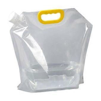 5L Outdoor Portable Folding Water Bag, Mountaineering Tourism Camping Water Storage Bucket Hydration Pack PCS