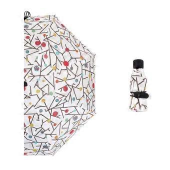 Windproof Travel Umbrella with UV Protection, Compact Lightweight Folding Sun and Rain Umbrella